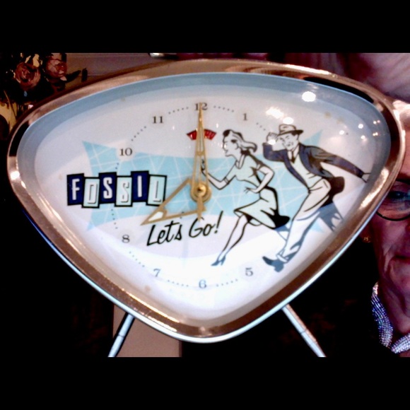 FOSSIL VINTAGE 1950 Alarm Clock - Picture 5 of 6